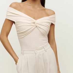 Reformation Ezlynn Knit Top